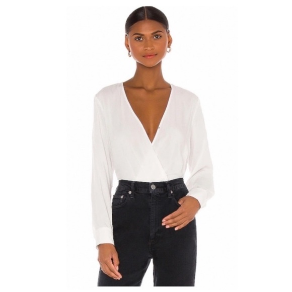 Rails Tops - Rails Hillary Blouse in White Womens Size Large